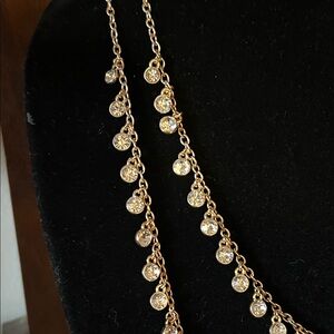 Vintage Gold and Crystal Necklace